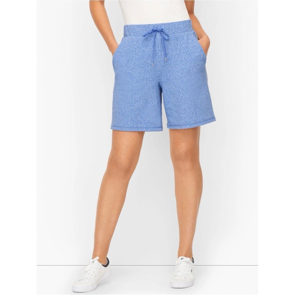 Talbots Terry Shorts 7” Eventide Blue Size XL